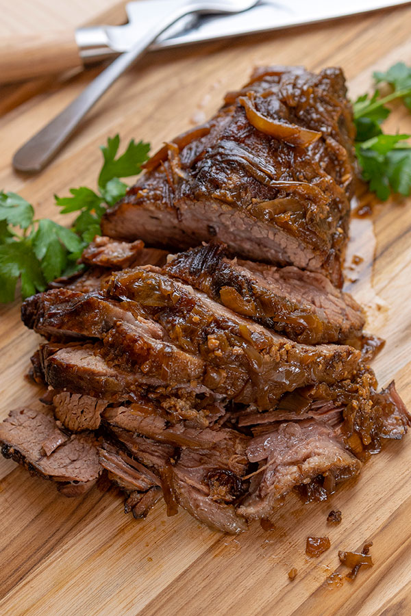 Slow Cooker Brisket and Onions Fresh Dish Post from Price Chopper